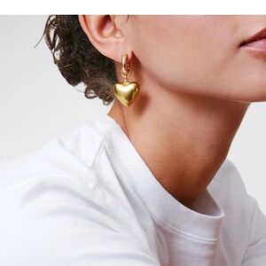 Roxanne Assoulin Hearts Puff Drop Earrings